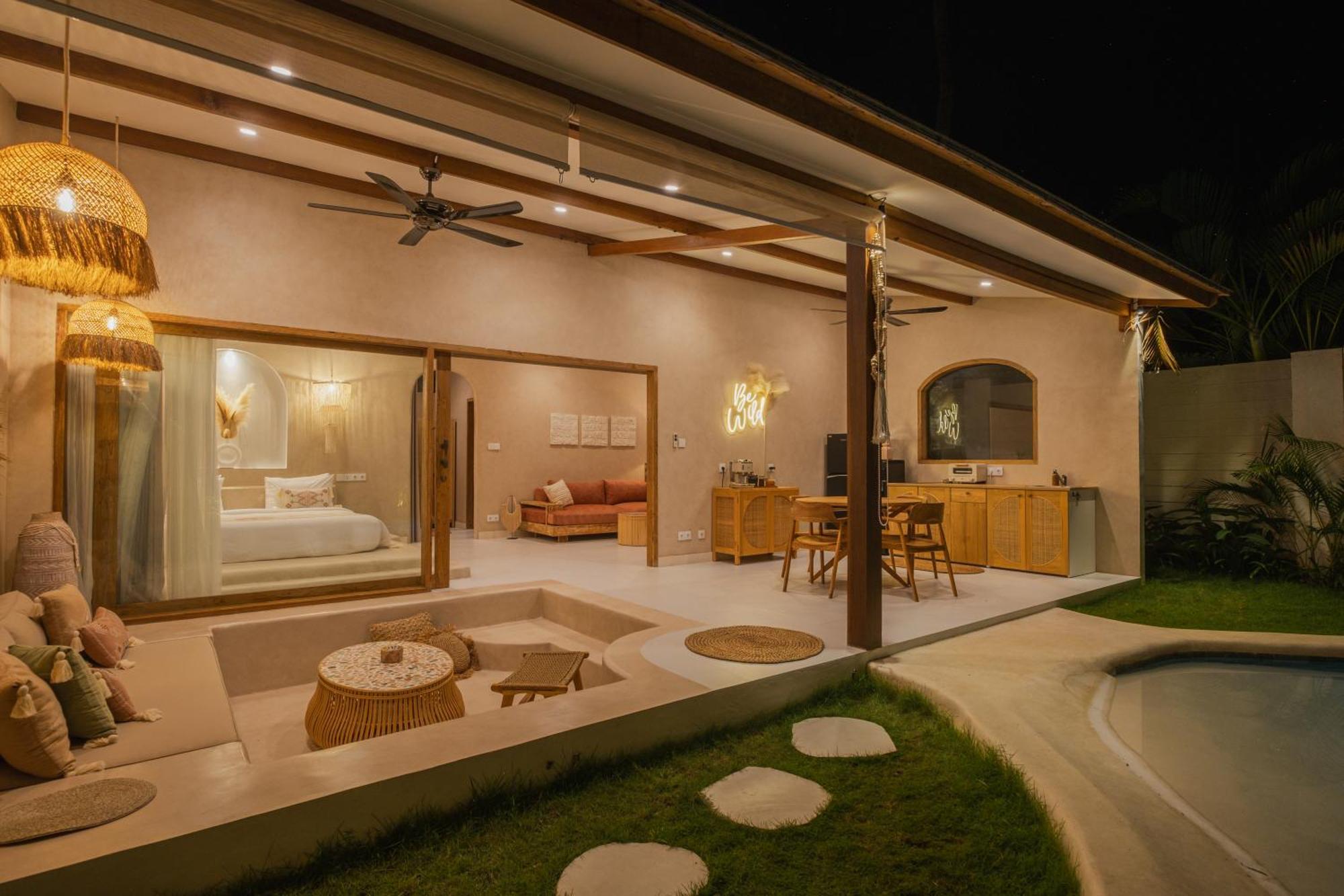Gili Boho Villas - Aesthetic Private Pool Villas 길리트라왕안 외부 사진