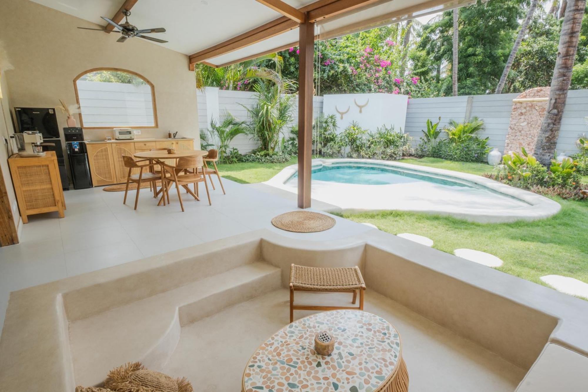 Gili Boho Villas - Aesthetic Private Pool Villas 길리트라왕안 외부 사진