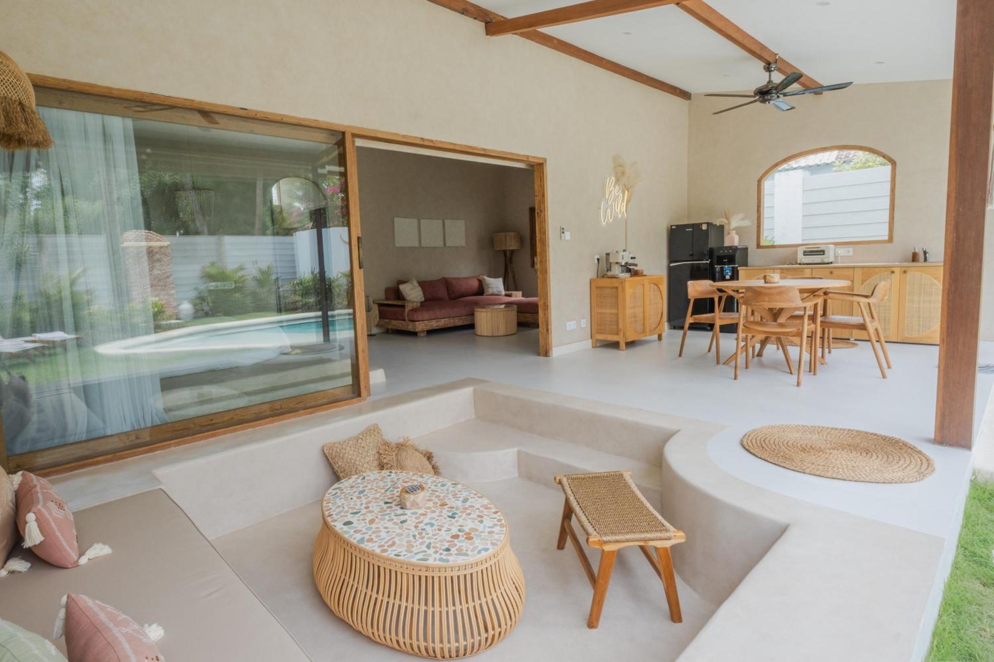 Gili Boho Villas - Aesthetic Private Pool Villas 길리트라왕안 외부 사진