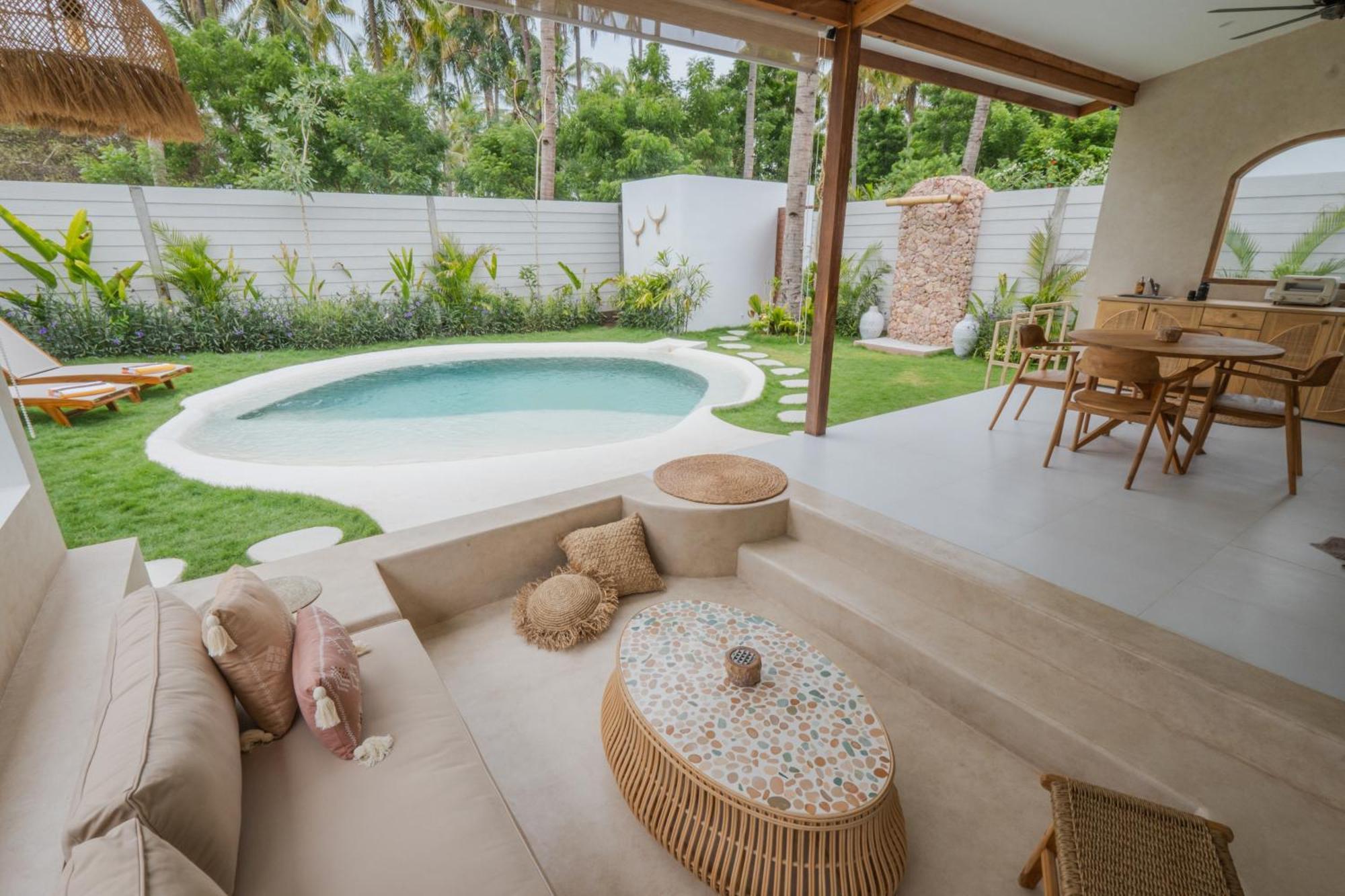 Gili Boho Villas - Aesthetic Private Pool Villas 길리트라왕안 외부 사진